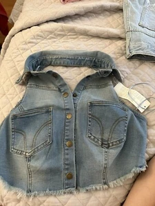 Urban Outfitters Denim Top - Picture 1 of 4
