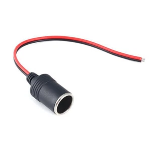 Car Cigarette Lighter Charger Cable Female Socket Connector Adapter 12V/24V Plug - Picture 1 of 5