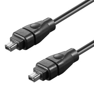 FireWire IEEE 1394 Kabel 1,8m 4 pol- 4 pol Stecker 400 DV Camcorder i.Link