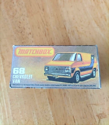 Matchbox Superfast - No68 Chevrolet Van  - Replica / Copy Box only - Image 1 of 3