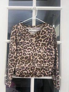 Justice Girls Size 10 Leopard Soft Long Sleeve Shirt - Picture 1 of 1