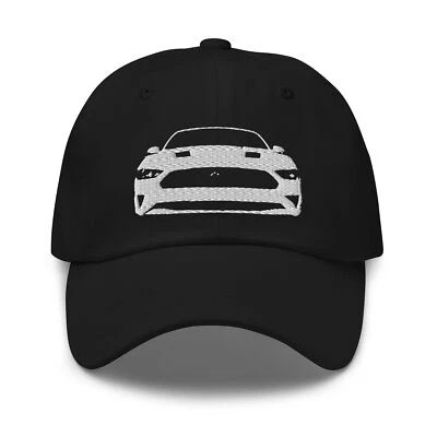 White Mustang S550 Owner Gift Adjustable Dad hat - Image 1 of 3