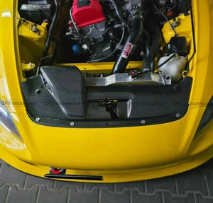 Piezas de cubierta de radiador panel de refrigeración de fibra de carbono para 99-03 Honda S2000 AP1 - Imagen 1 de 7