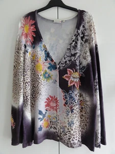 *Helena Vera*stretch Cardigan Strickjacke Gr.50-mit Maßangabe - Bild 1 von 2