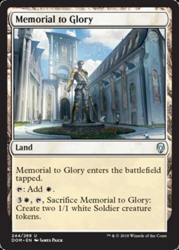 4x NM-Mint, English Foil Memorial to Glory - Foil Dominaria magicmtg - Image 1 of 1