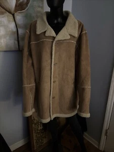 faux sheepskin sherpa jacket size extra large Point zero Brand - Picture 1 of 1