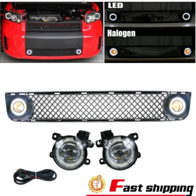 Parrilla inferior delantera Fit 2008 2009 2010 Scion XB + luces antiniebla LED con cable Foto 1 de 4