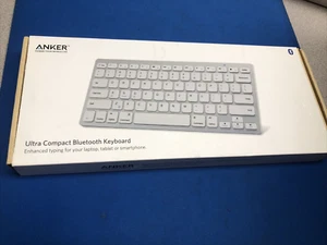 12X ANKER POWER YOUR MOBILE LIFE ULTRA COMPECT BLUETOOTH KEYBOARD A7726 - Picture 1 of 4