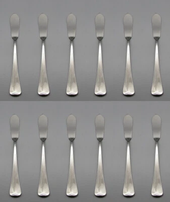 Oneida Acero Inoxidable DISTINCIÓN / FIRESIDE - Cuchillos para Queso Mantequilla - Juego de Doce * Foto 1 de 3