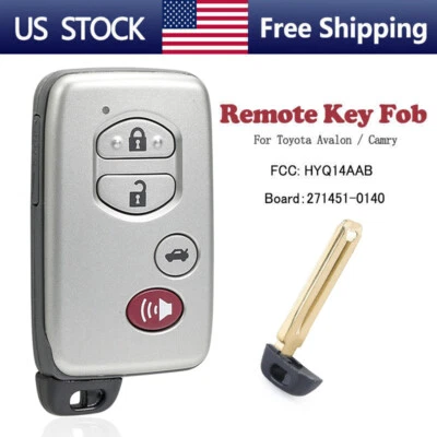 for Toyota Avalon Camry 2007 2008 2009 2010 Remote Smart Key Fob 271451-0140 - Image 1 of 4