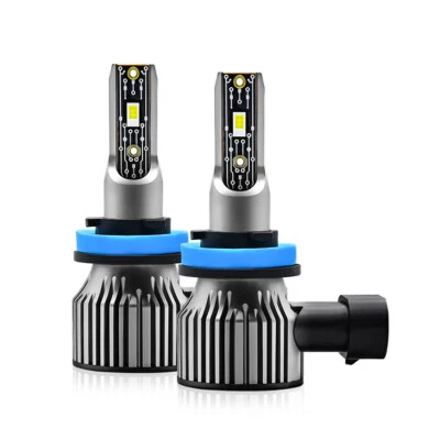 2PCS/Set 120W 6500K Waterproof Car Front Headlight LED Light Spotlight Color - Изображение 1 из 4