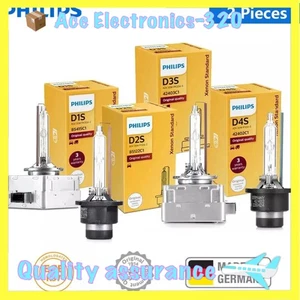 Philips 2pcs D1S D2S D2R D3S D4S D5S Xenon Standard HID Car Headlight 12V 35W - Picture 1 of 12