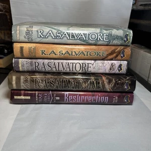R-A Salvatore Hardcover Forgotten Realms Books - Picture 1 of 4