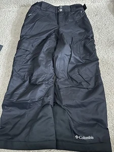 Columbia Boys Omni-Tech Ski Snow Pants Extra Small XS Black Youth Waterproof - Picture 1 of 3