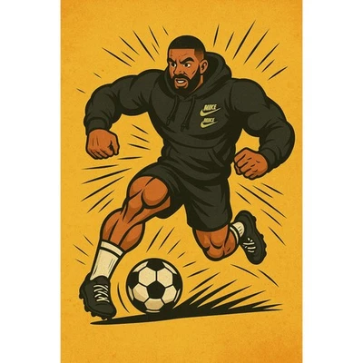 Sudadera con Capucha Negra Nike Talla M Doble Swoosh Verde Neón Logo Pullover Foto 1 de 4