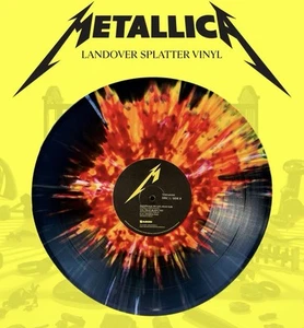 METALLICA LANDOVER MD SPLATTER VINYL RED POP UP SHOP RECORD 72 SEASONS 2025 - Picture 1 of 4