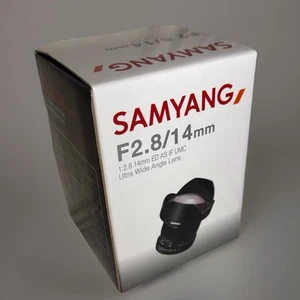 Rokinon 14mm f/2.8 Lens for Fujifilm X | Manual Focus Ultra Wide APS-C Samyang - Picture 1 of 8