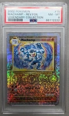 Machamp #15 Legendary Collection Reverse Holo PSA 8 Foto 1 de 2