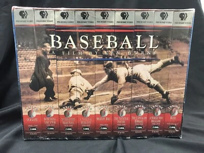 Baseball A Film By Ken Burns VHS Video Tape Series Sealed New - Image 1 of 4