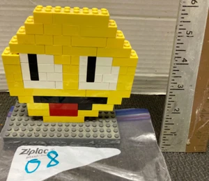 Yellow LEGO Bricks w/Smiling FacE PRE OWNED - Picture 1 of 2