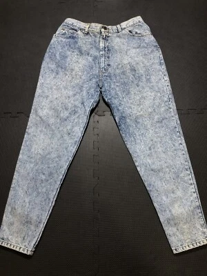 Pantalones de mezclilla Sasson años 80 para mujer cintura alta cinta lavado ácido - para mujer talla 16 Foto 1 de 4