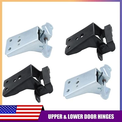 Juego de 4 bisagras superiores inferiores de puerta para Ford Bronco F150 F250 F350 Ranger LTD 1980-1996 Foto 1 de 4