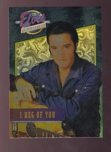 Tarjeta Elvis Collection Serie 2 1992 Top Ten Hits Dufex 15 I Beg of You - Imagen 1 de 2