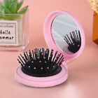 Small Comb With Foldable Mirror Portable Comb With Mirror Tool Girl Hair Brus DR