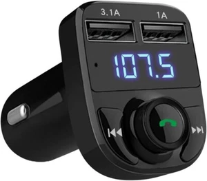 Handsfree Call Car Charger,Wireless Bluetooth FM Transmitter Radio Receiver,Mp3 - Picture 1 of 9