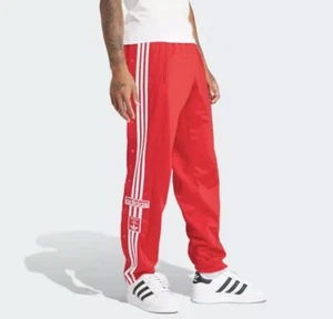New Adidas Originals Adibreak Red Scarlet Track Pants IM8221 Men's Sizes NWT - Picture 1 of 4