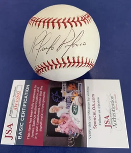 Placido Polanco Signed OML Baseball JSA AW45802 - Picture 1 of 2