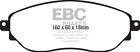 EBC Ultimax Front Brake Pads for Fiat Talento 1.6 Twin TD (145 BHP) (2016 on)