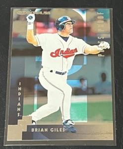 BRIAN GILES RC 1997 DONRUSS PRESS PROOF INSERT CARD #166 INDIANS RARE 1 of 2000 - Picture 1 of 2