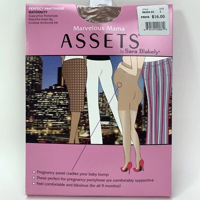 Marvelous Mama Assets Maternity Pantyhose - Tan (Size 1) SARA BLAKELY - Image 1 of 3