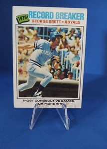 1977 Topps Record Breaker- #231 George Brett  Kansas City Royals HOF 
