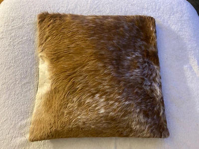 Cowhide Pillow Cushion Cover 16" x 16" - New & Beautiful   - Item for  12497 - Image 1 of 2