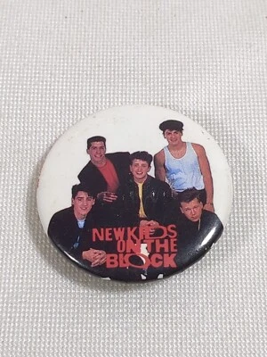 2011 NEW KIDS on the BLOCK Pinback Button 1.5” NKOTB 80s 90s  - Image 1 of 3