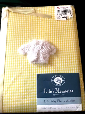 ÁLBUM DE FOTOS NANTUCKET HOME BEBÉ NIÑA NUEVO 100 FOTOS 4×6 Ducha Regalo Foto 1 de 4