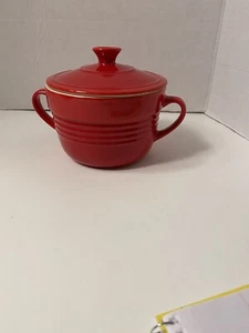 Well Equipped Kitchen Red Stoneware Pottery Condiment/serving Dish 5” By 7” - Picture 1 of 6