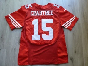 Vintage NFL Nike ON FIELD 49ERS #15 CRABTREE Football Jersey Men's 44 READ* - Picture 1 of 13