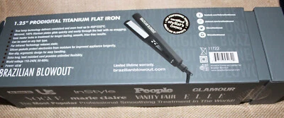 Brazilian Blowout 1.25” Prodigital Titanio Plano  Foto 1 de 3