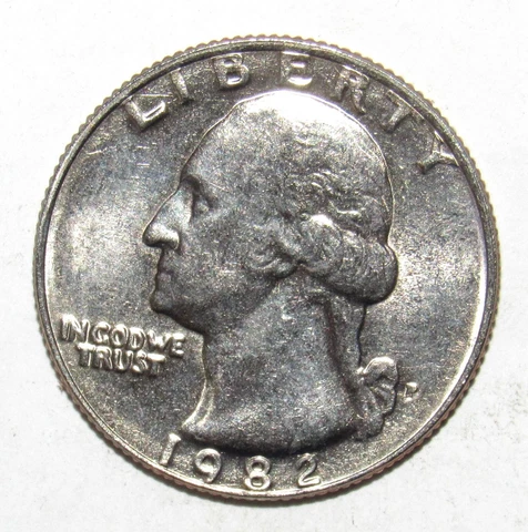 1982 P Washington Quarter BU (T46) Cover