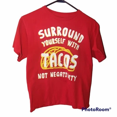 Camiseta SURROUND YOURSELF WITH TACOS No Negativity Route 66 XL 15/16 Foto 1 de 3