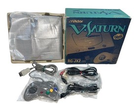 Sega Saturn Console with Box Tested Clean Excellent Condition