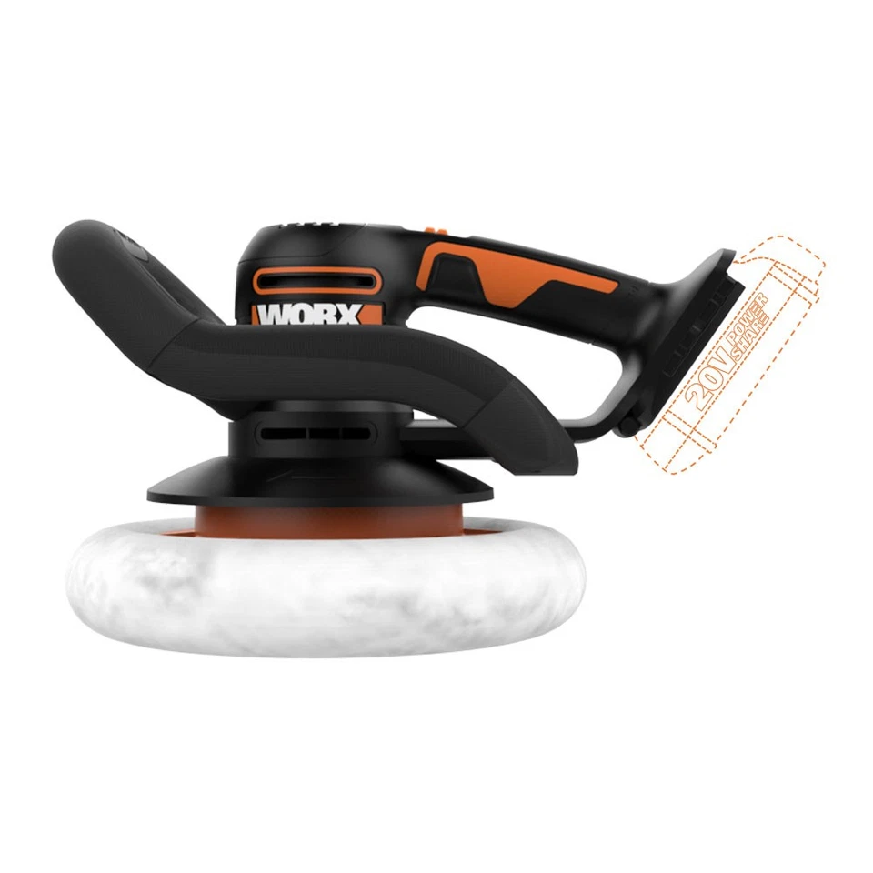 WX856L.9 Worx 20V Cordless Powershare 10" Polisher / Buffer - No Battery/Charger - Image 1 of 4