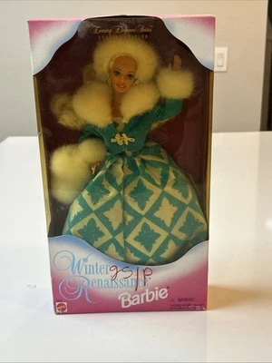 Barbie Renacimiento Invierno 1996 - Primera edición - Nunca abierta - Nueva en caja Foto 1 de 2