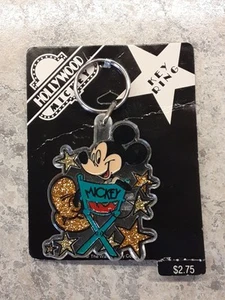 Portachiavi Hollywood Topolino 3,5"x2" Gibson Greetings Walt Disney Company - Foto 1 di 4