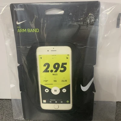 Braço de bolso Nike plus preto logotipo Swoosh unissex novo em folha no pacote - Imagem 1 de 4