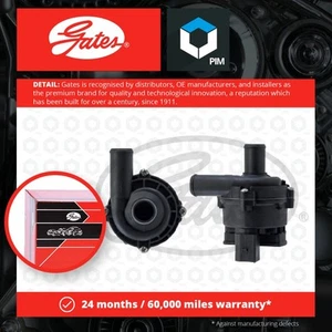 Electric Water Pump fits MERCEDES ML350 W166 3.0D 11 to 15 Gates 1978350064 New - Picture 1 of 5