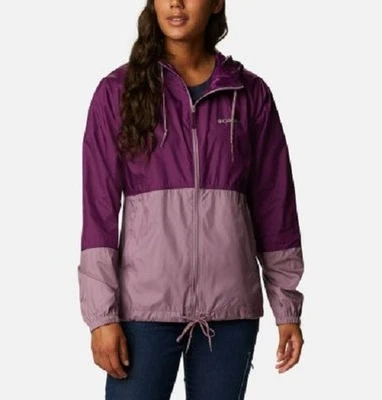 Columbia Women's Flash Forward Windbreaker Jacket, XXL, Wild Iris/Winter Mauve - Image 1 of 4